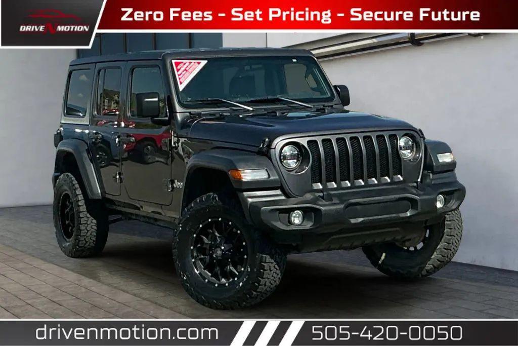 used 2018 Jeep Wrangler Unlimited car, priced at $23,984