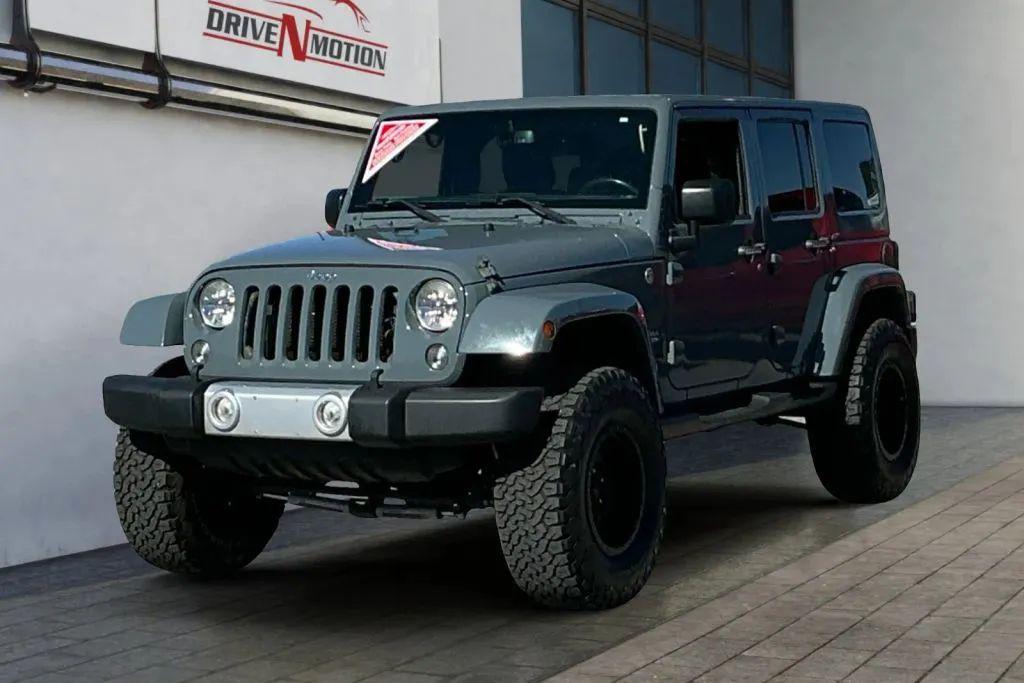 used 2015 Jeep Wrangler Unlimited car, priced at $19,984