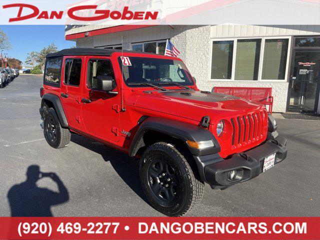 used 2021 Jeep Wrangler Unlimited car, priced at $25,995