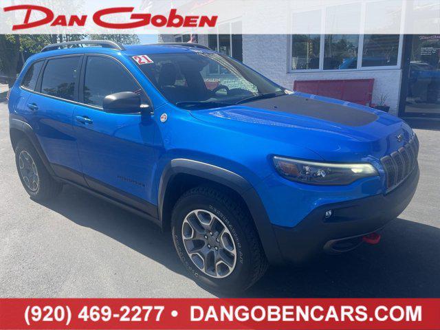 used 2021 Jeep Cherokee car, priced at $24,995