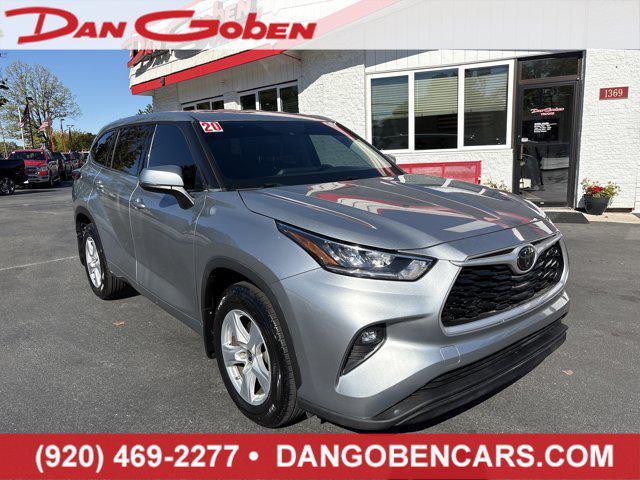 used 2020 Toyota Highlander car, priced at $24,995