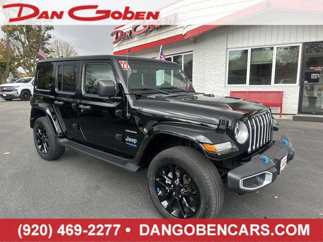 used 2022 Jeep Wrangler Unlimited 4xe car, priced at $32,995