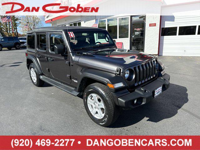 used 2021 Jeep Wrangler Unlimited car, priced at $26,995