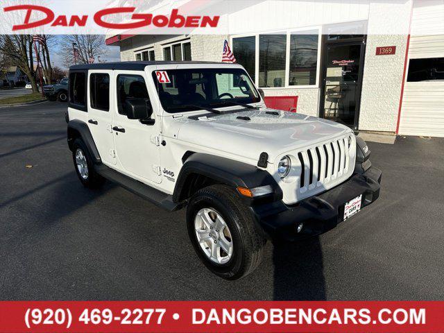 used 2021 Jeep Wrangler Unlimited car, priced at $29,995