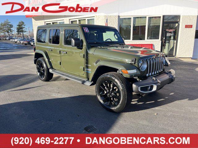 used 2021 Jeep Wrangler Unlimited car, priced at $32,995