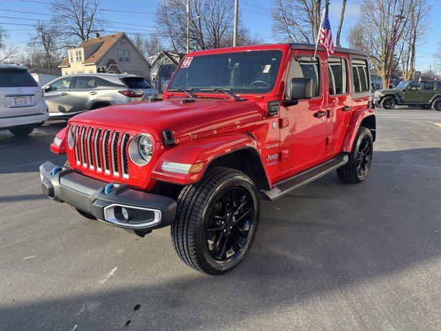 used 2022 Jeep Wrangler Unlimited 4xe car, priced at $34,995