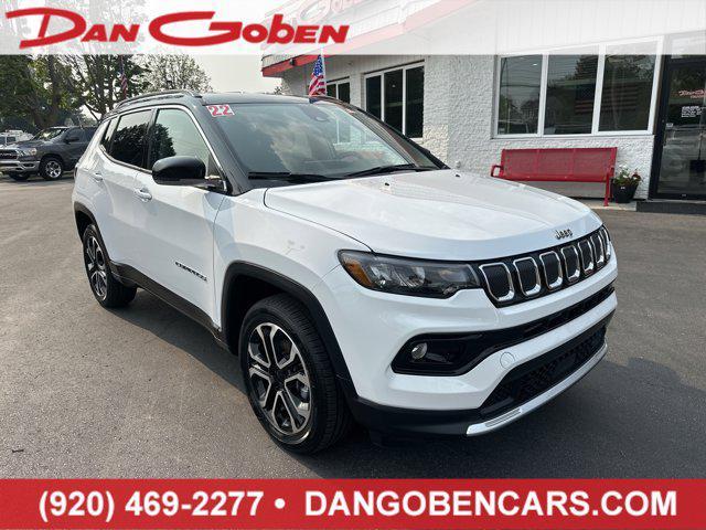 used 2022 Jeep Compass car, priced at $21,995