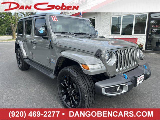 used 2023 Jeep Wrangler 4xe car, priced at $32,995