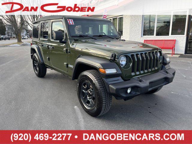 used 2021 Jeep Wrangler Unlimited car, priced at $22,995