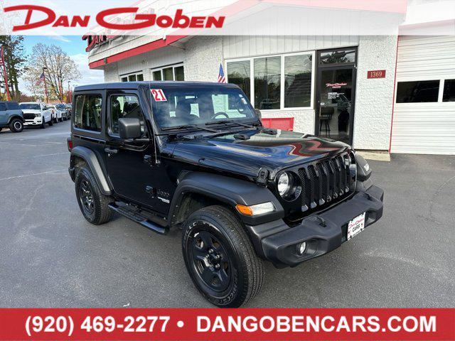 used 2021 Jeep Wrangler car, priced at $26,995