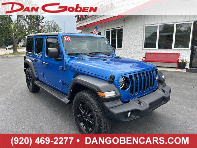 used 2022 Jeep Wrangler Unlimited car, priced at $32,995