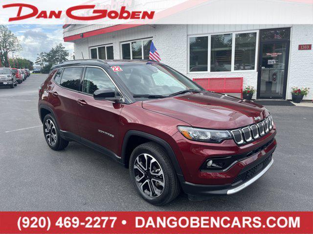 used 2022 Jeep Compass car, priced at $23,995