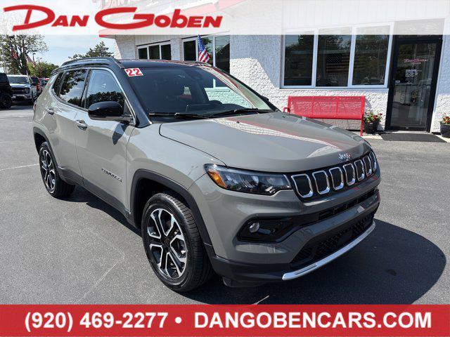 used 2022 Jeep Compass car, priced at $22,995