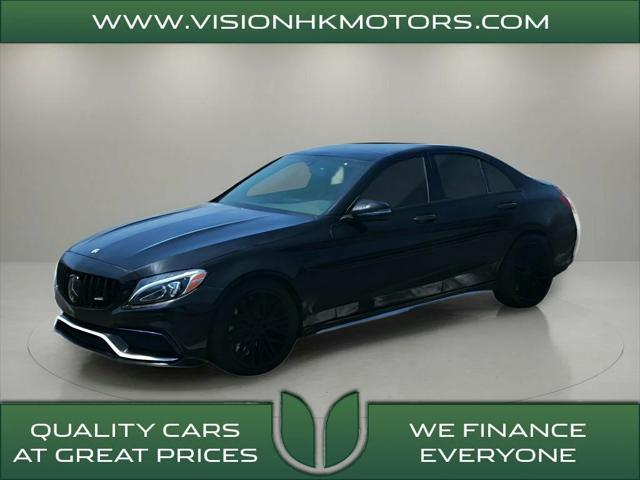 used 2017 Mercedes-Benz AMG C 63 car, priced at $52,998