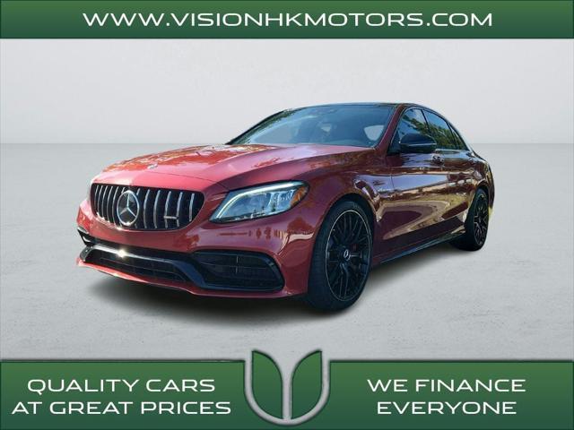 used 2021 Mercedes-Benz AMG C 63 car, priced at $60,998