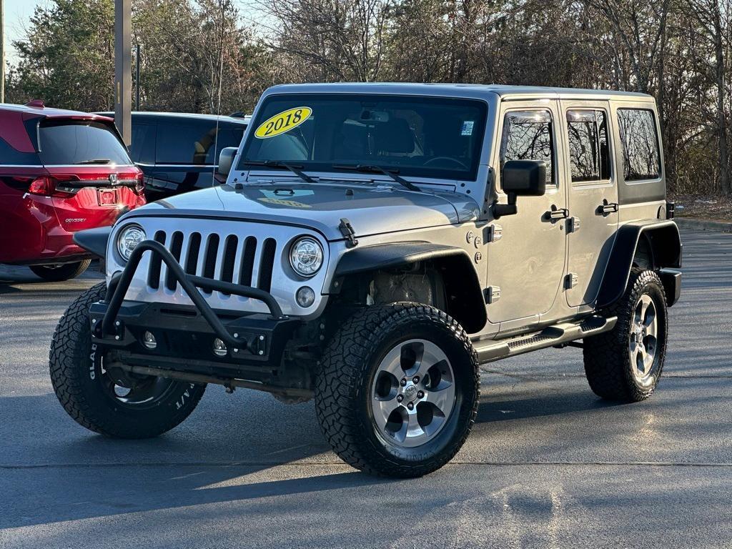 used 2018 Jeep Wrangler JK Unlimited car, priced at $22,250