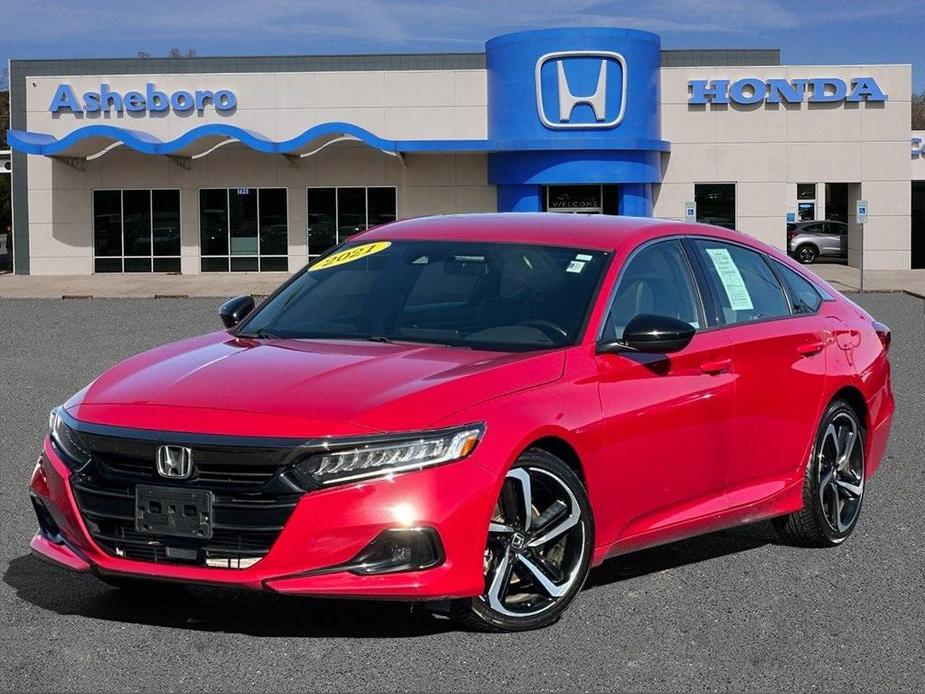 used 2021 Honda Accord car, priced at $24,500