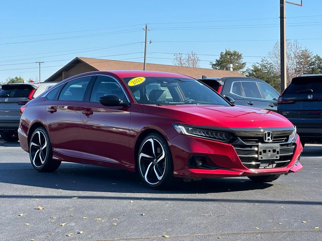 used 2021 Honda Accord car, priced at $24,250