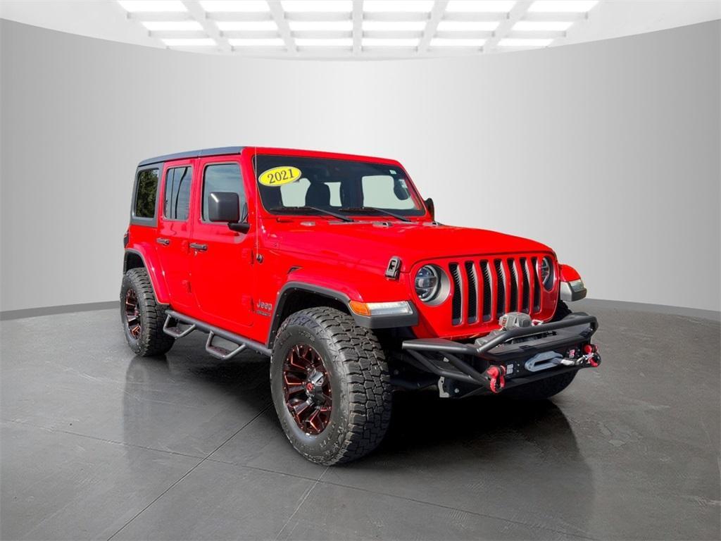 used 2021 Jeep Wrangler Unlimited car, priced at $26,750