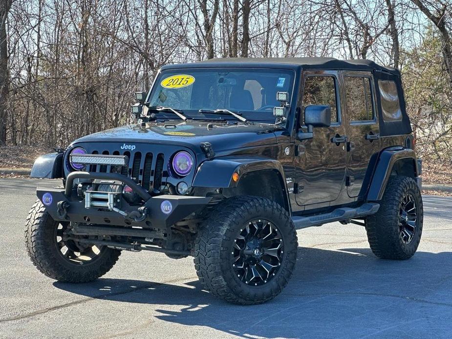 used 2015 Jeep Wrangler Unlimited car, priced at $19,500