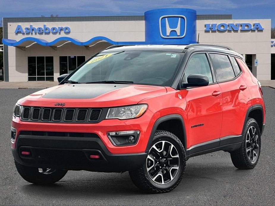used 2021 Jeep Compass car, priced at $22,250