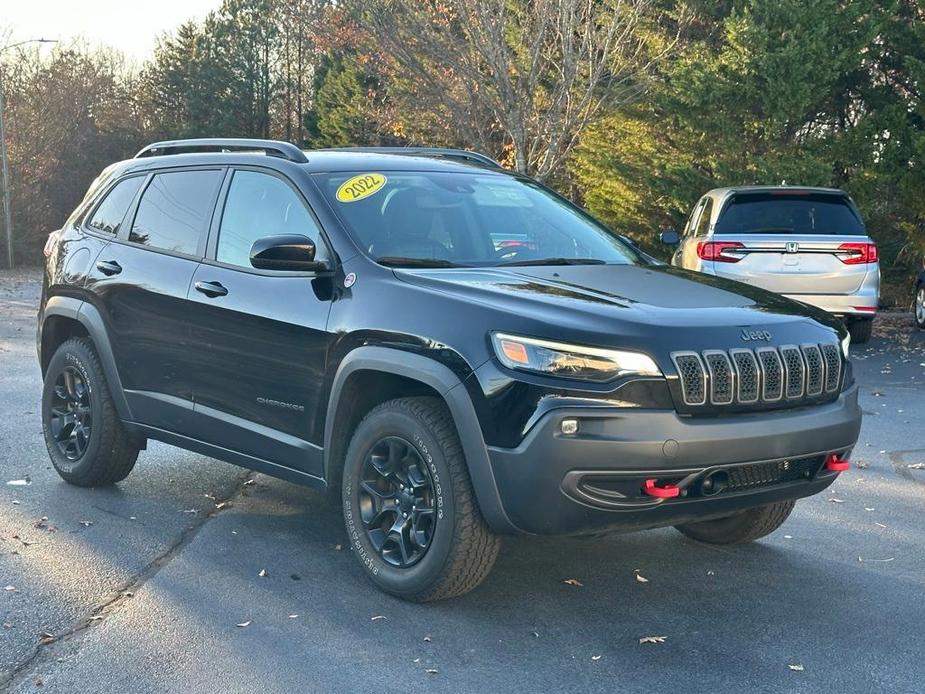 used 2022 Jeep Cherokee car, priced at $24,500