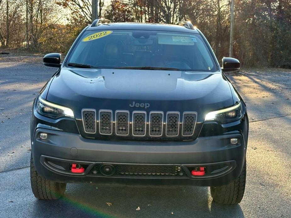 used 2022 Jeep Cherokee car, priced at $24,500