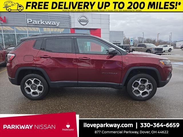 used 2022 Jeep Compass car, priced at $22,600