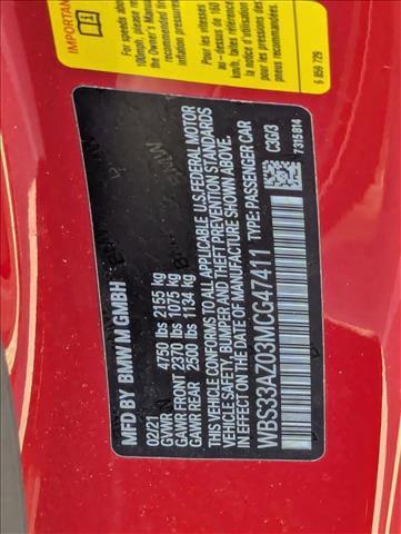 used 2021 BMW M4 car, priced at $64,548