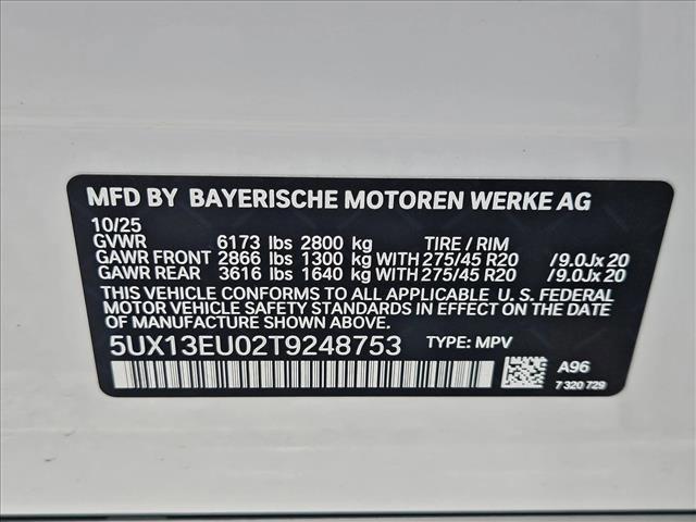 new 2026 BMW X5 car, priced at $83,875