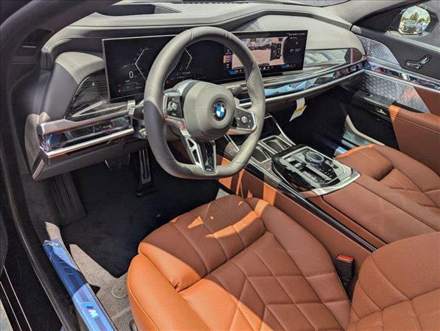 new 2025 BMW 740 car, priced at $111,405