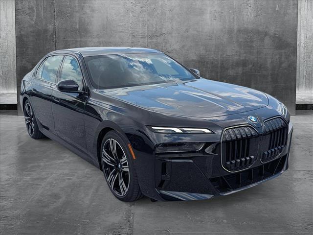new 2025 BMW 740 car, priced at $111,405