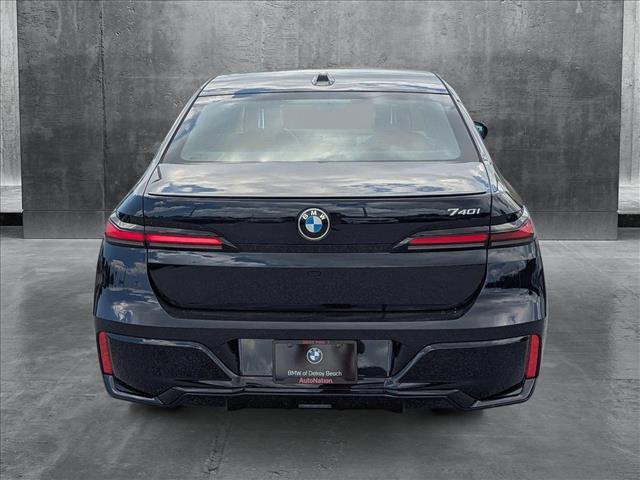 new 2025 BMW 740 car, priced at $111,405