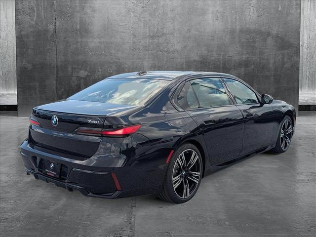 new 2025 BMW 740 car, priced at $111,405