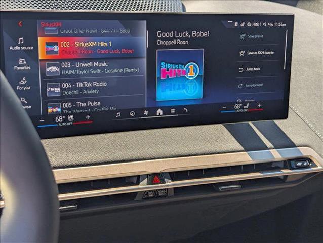 new 2025 BMW iX car, priced at $95,825
