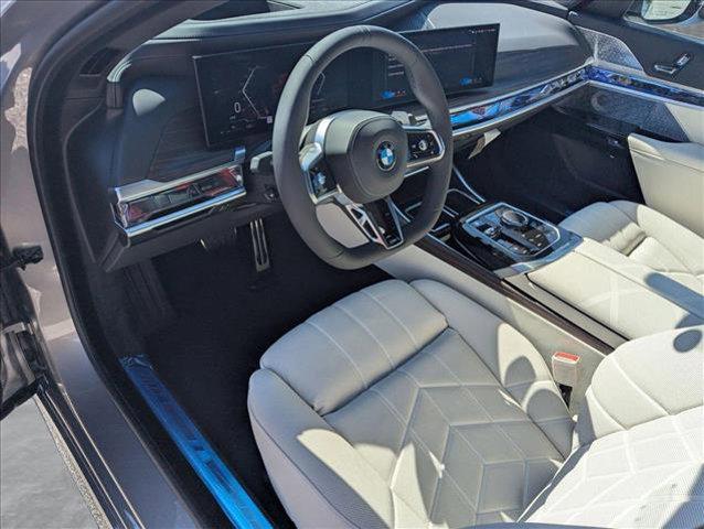 new 2025 BMW 740 car, priced at $112,005