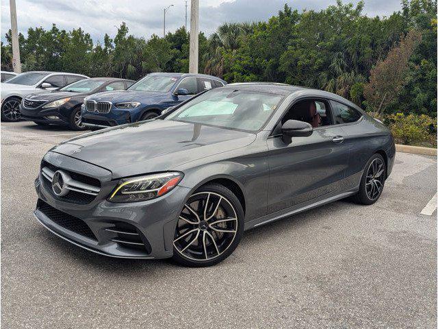 used 2019 Mercedes-Benz AMG C 43 car, priced at $35,998