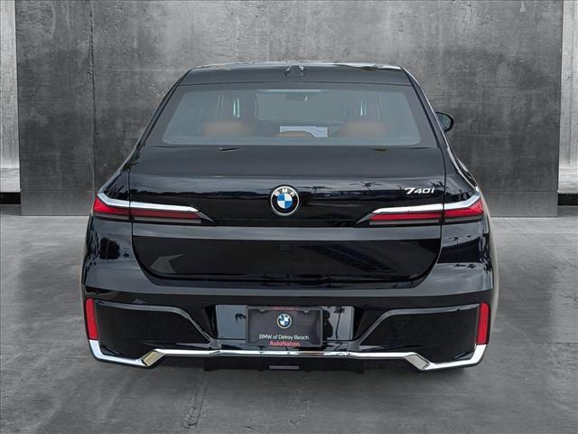 new 2025 BMW 740 car, priced at $106,385