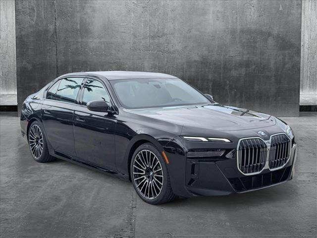 new 2025 BMW 740 car, priced at $106,385