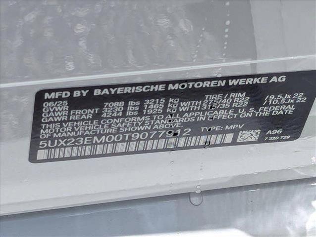 new 2026 BMW X7 car, priced at $94,905
