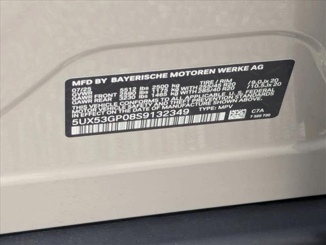 new 2025 BMW X3 car, priced at $55,110