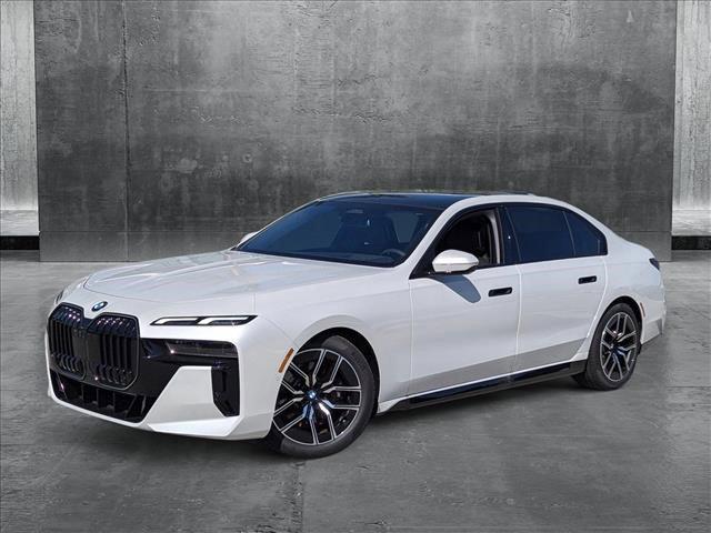 new 2025 BMW 740 car, priced at $100,655