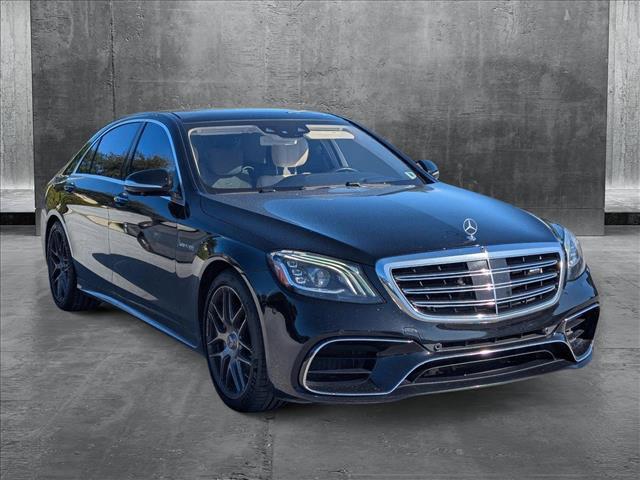 used 2018 Mercedes-Benz AMG S 63 car, priced at $51,552