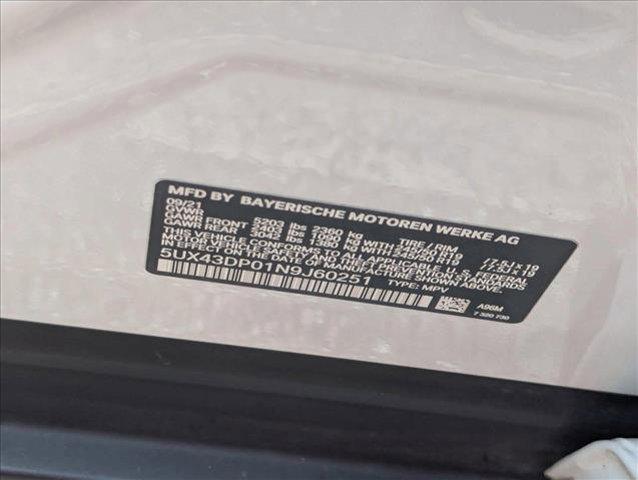 used 2022 BMW X3 car, priced at $29,364