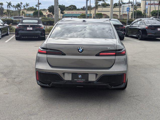 new 2025 BMW 740 car, priced at $103,005