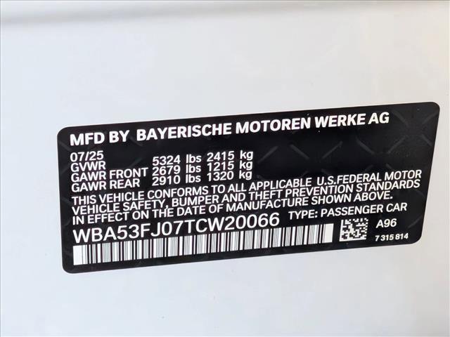 new 2026 BMW 530 car, priced at $74,415