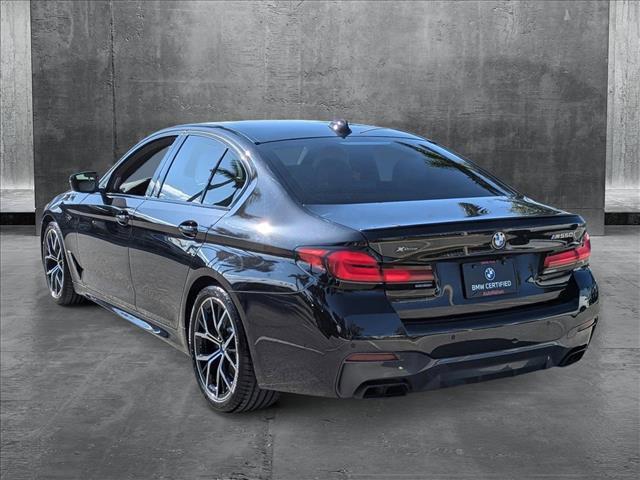 used 2021 BMW M550 car, priced at $48,484