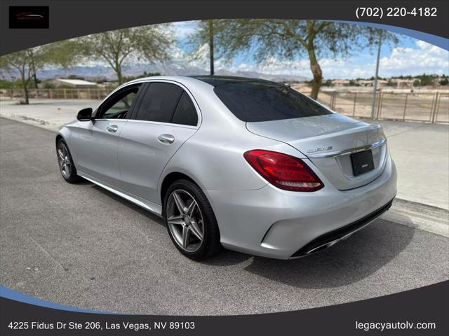 used 2015 Mercedes-Benz C-Class car, priced at $13,888