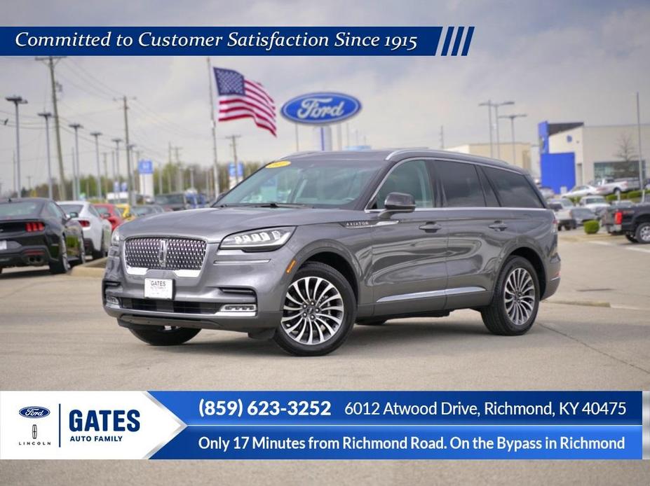 used 2021 Lincoln Aviator car, priced at $47,283