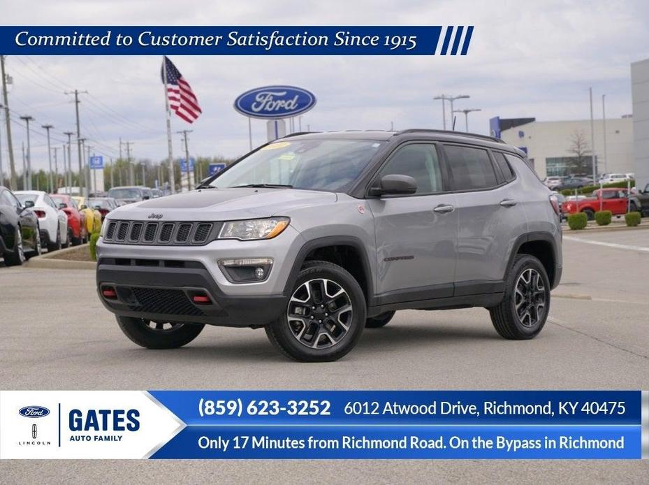 used 2021 Jeep Compass car, priced at $23,686